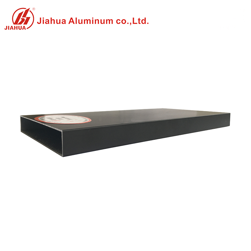 Nueva Negro Color de la capa del polvo cuadrado de aluminio tubo perfilado con precio especial de la superficie