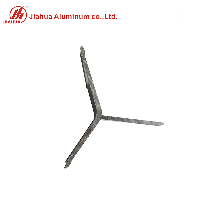 Acabado de fresado Perfiles de extrusión de aluminio industrial de triángulo de espesor de 10 mm para equipos industriales