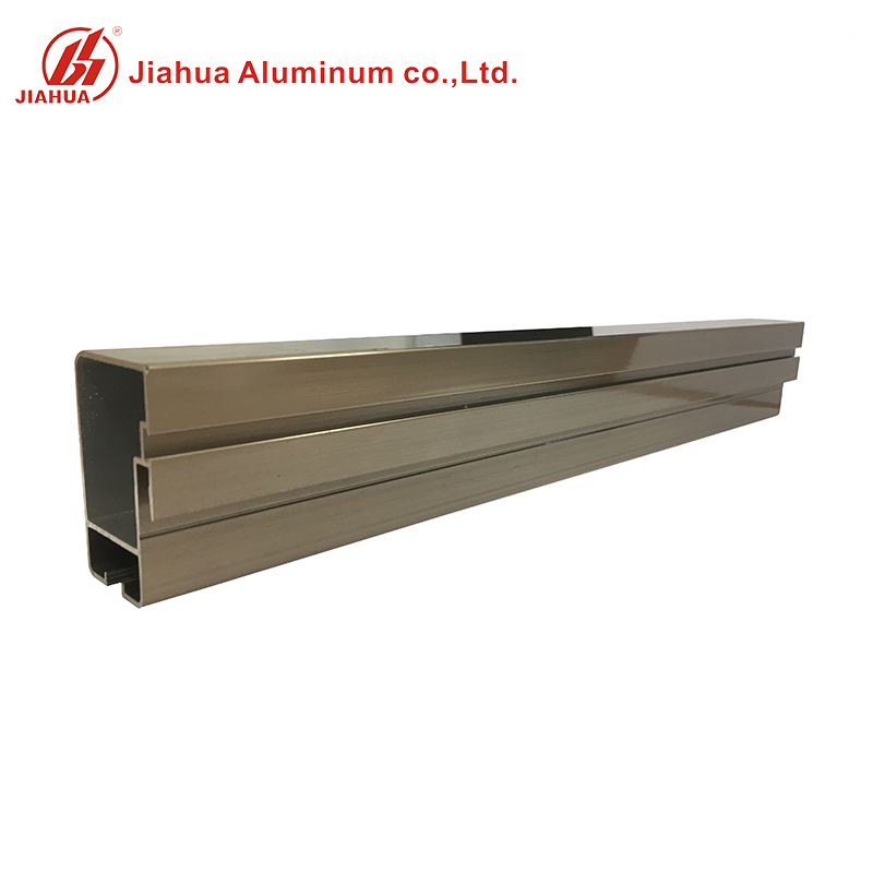 Perfiles de aluminio con mejores ventas del marco de ventana deslizante de Champán de la fábrica de China