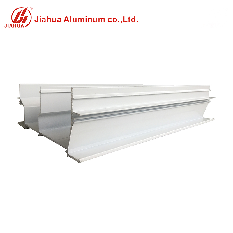 Precio de perfil de aluminio extruido personalizado de China en kg para muro cortina