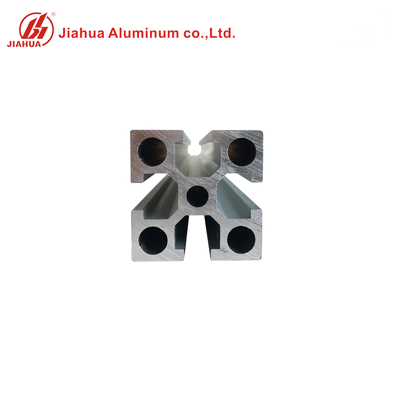 Los perfiles de aluminio industriales modificados para requisitos particulares de la ranura en V de la ranura T del tamaño para el marco de la mesa de trabajo se ensamblan
