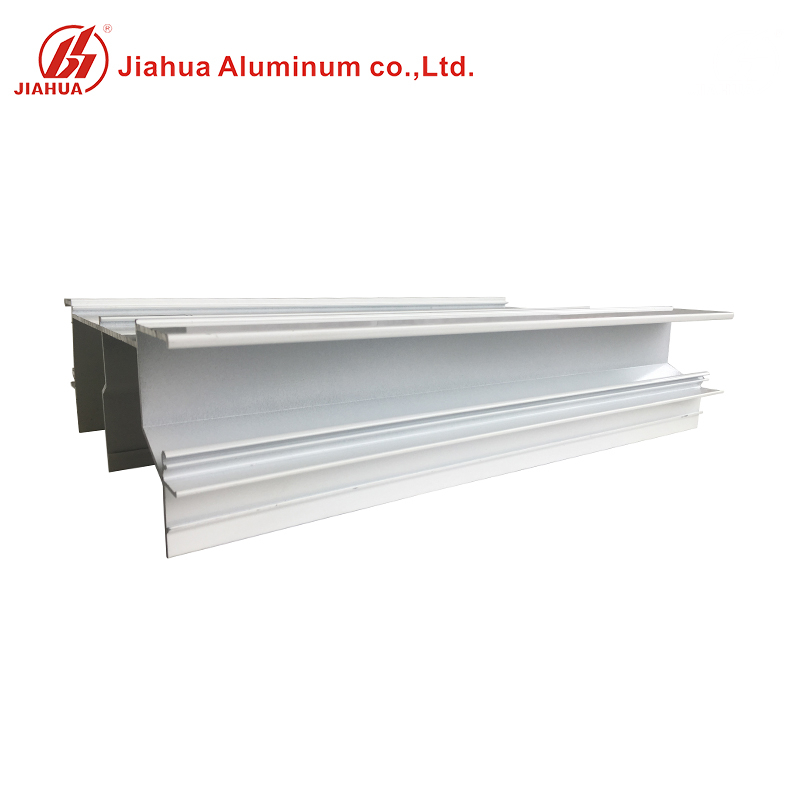 Precio de perfil de aluminio extruido personalizado de China en kg para muro cortina