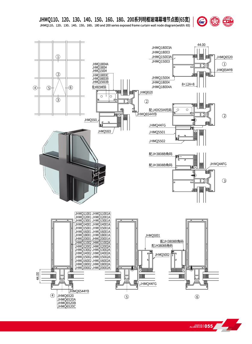 Muro cortina Visible