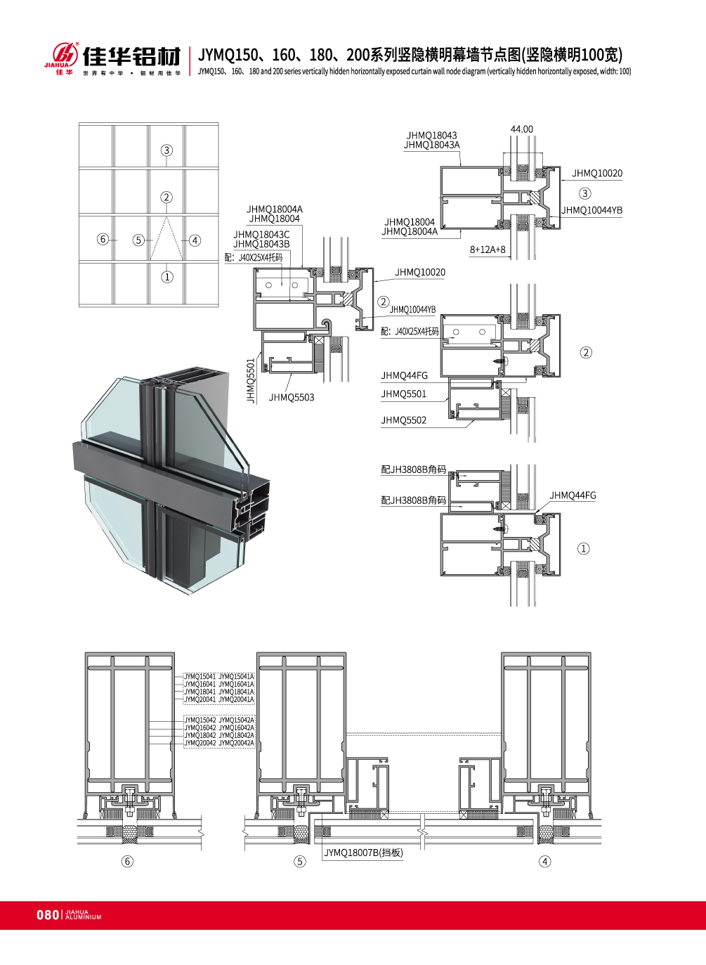 perfiles de extrusi&oacute;n de aluminio para muro cortina