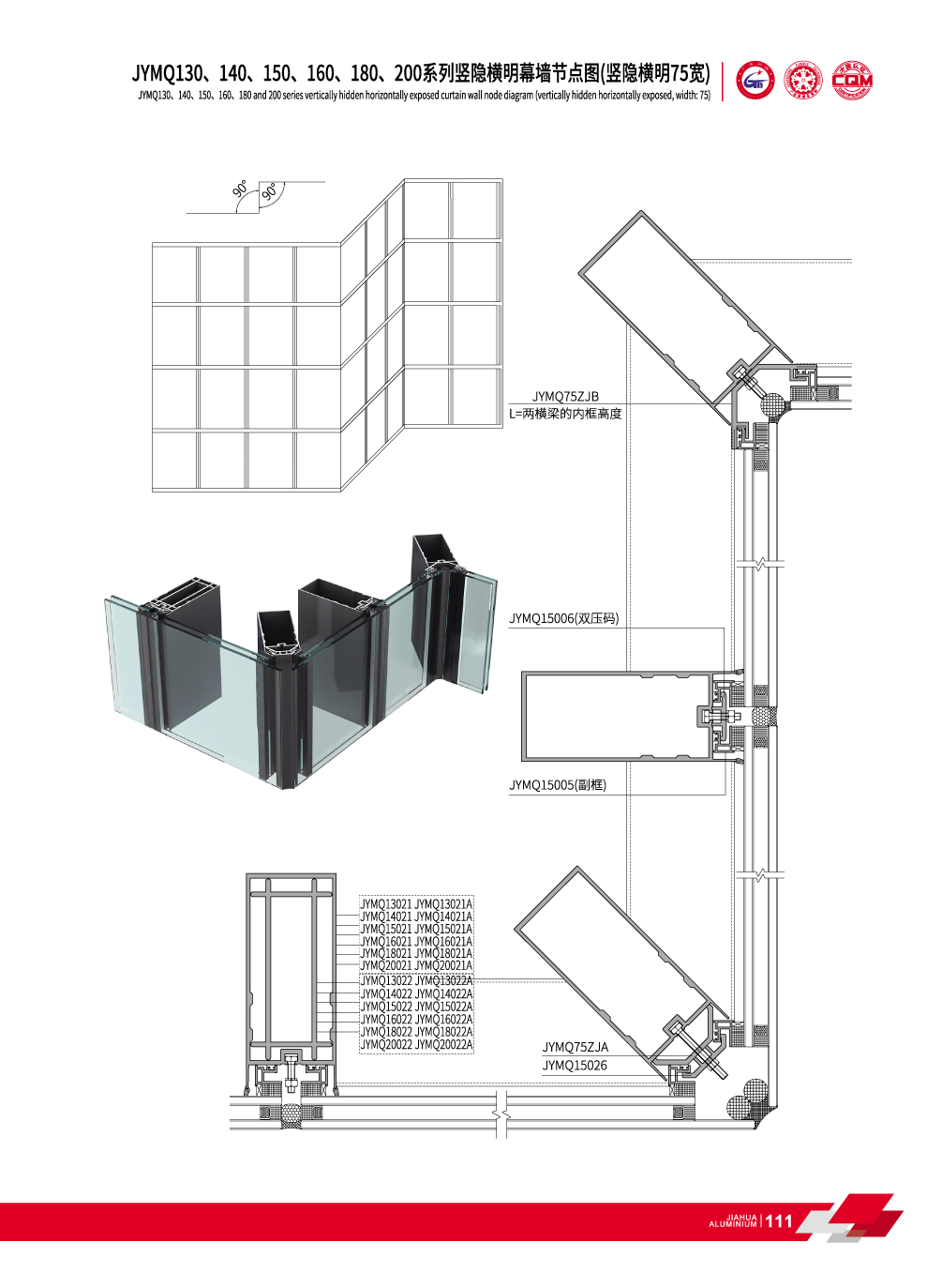 perfiles de muros cortina de vidrio para fachada exterior