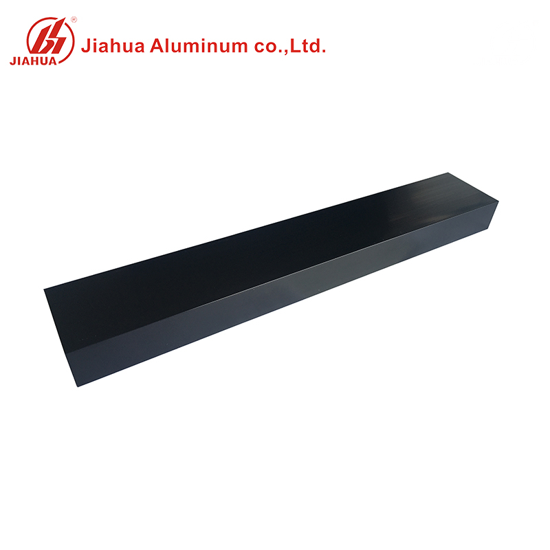 Tubos cuadrados de aluminio anodizado 6063 de color negro Precio por tonelada