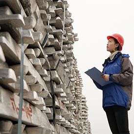 Varilla de lingote de aluminio