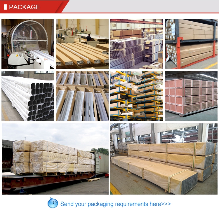 Embalaje de perfil de aluminio personalizado