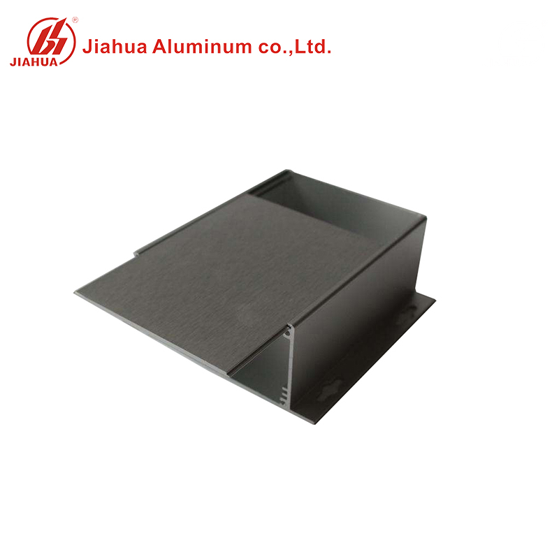 Caja de pcb extruida de aluminio industrial pequeño negro anodizado para la venta