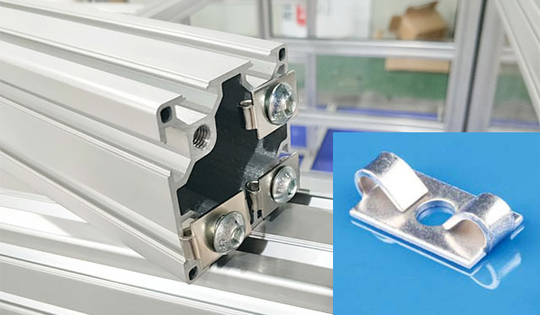 Perfiles de ranura en v de marco de aluminio industrial