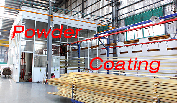 La ventaja del recubrimiento en polvo para perfiles de aluminio con rotura de puente térmico