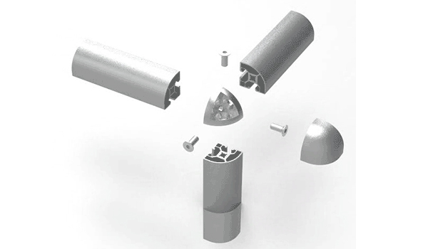 Perfiles de marco de aluminio